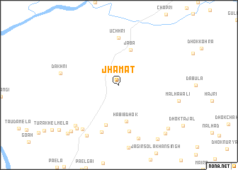 map of Jhamāt