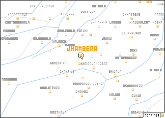 map of Jhambera