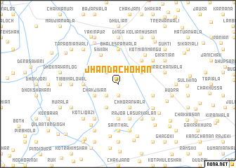 map of Jhanda Chohān