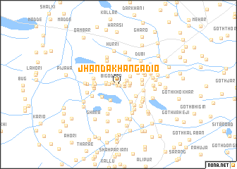 map of Jhanda Khān Gādio