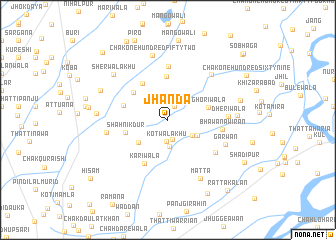 map of Jhanda