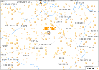 map of Jhanda