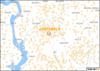 map of Jhand Bāla