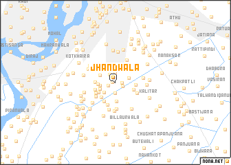 map of Jhandwāla