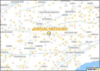 map of Jhangal Markhiāni