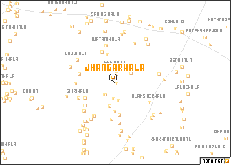 map of Jhangārwāla