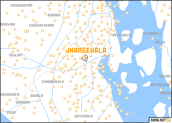 map of Jhangewāla