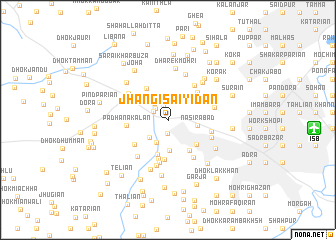 map of Jhangi Saiyidān