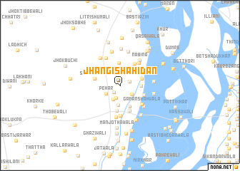 map of Jhangi Shahidān