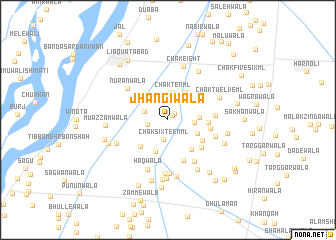 map of Jhāngiwāla