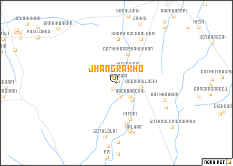 map of Jhang Rakho