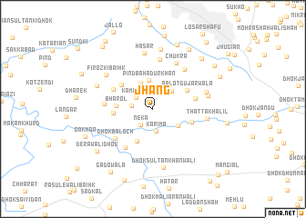 map of Jhang