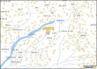 map of Jhang