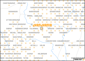 map of Jhanjhania