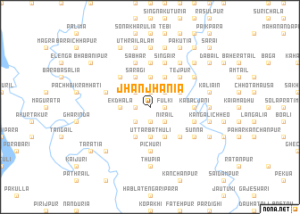 map of Jhanjhania