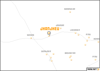 map of Jhanjheu