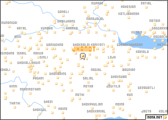 map of Jhanot