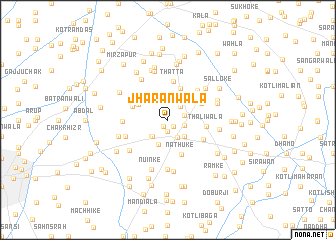 map of Jharanwāla