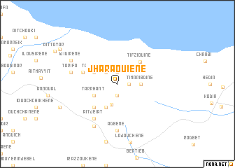 map of Jharaouiene