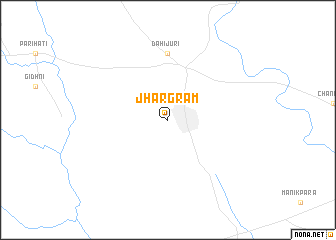 map of Jhārgrām