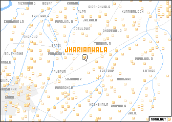 map of Jhāriānwāla