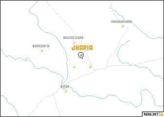 map of Jharia