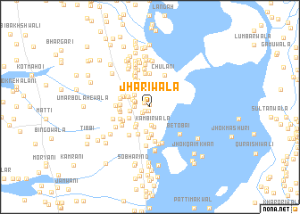map of Jhārīwāla