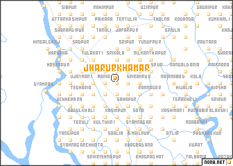 map of Jharurkhāmār