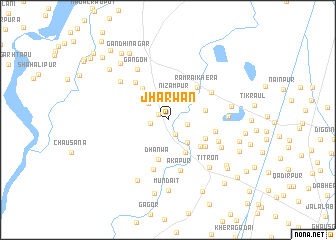 map of Jhārwan