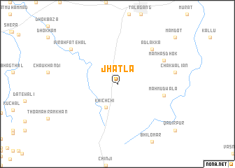 map of Jhātla