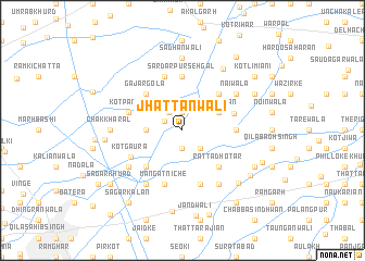 map of Jhattānwāli