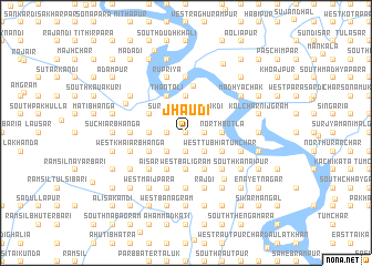 map of Jhāudi