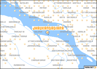 map of Jhāukānda Diāra