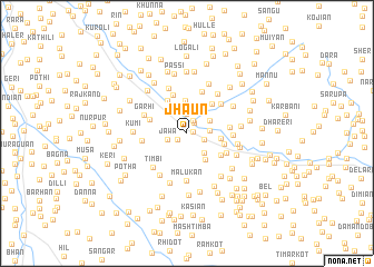 map of Jhāūn