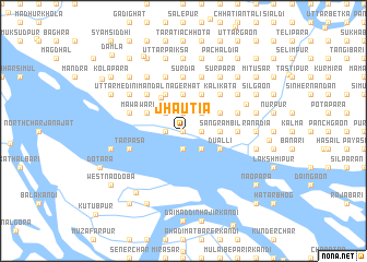 map of Jhāutia