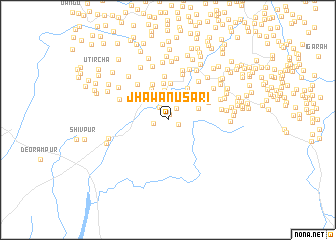 map of Jhawānu Sāri