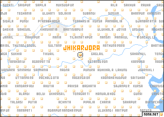 map of Jhikarjora