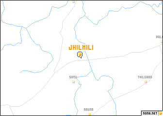 map of Jhilmili