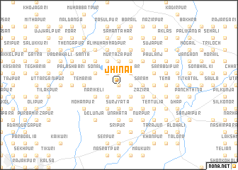 map of Jhināi