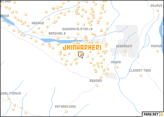 map of Jhīnwarheri