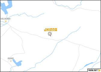 map of Jhirna