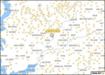 map of Jhokān