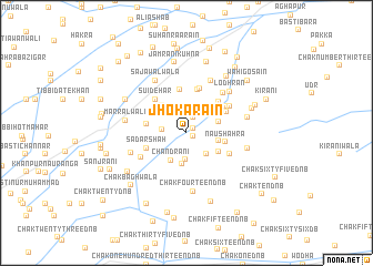 map of Jhok Arāīn