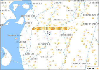 map of Jhok Ata Muhammad