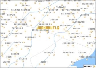 map of Jhok Bhutla