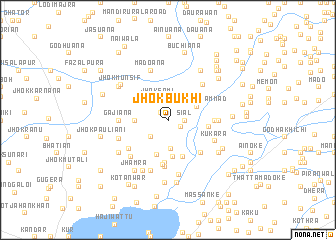 map of Jhok Bukhi