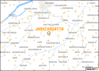 map of Jhok Chogatta
