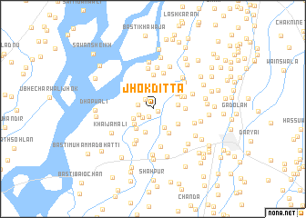 map of Jhok Ditta