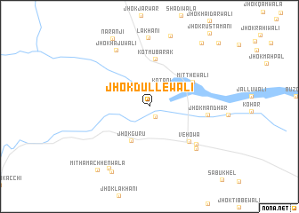 map of Jhok Dullewāli