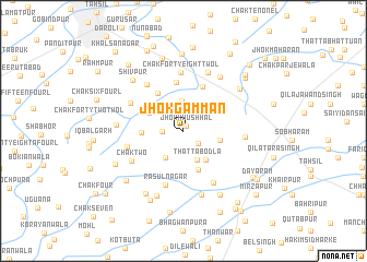 map of Jhok Gammān